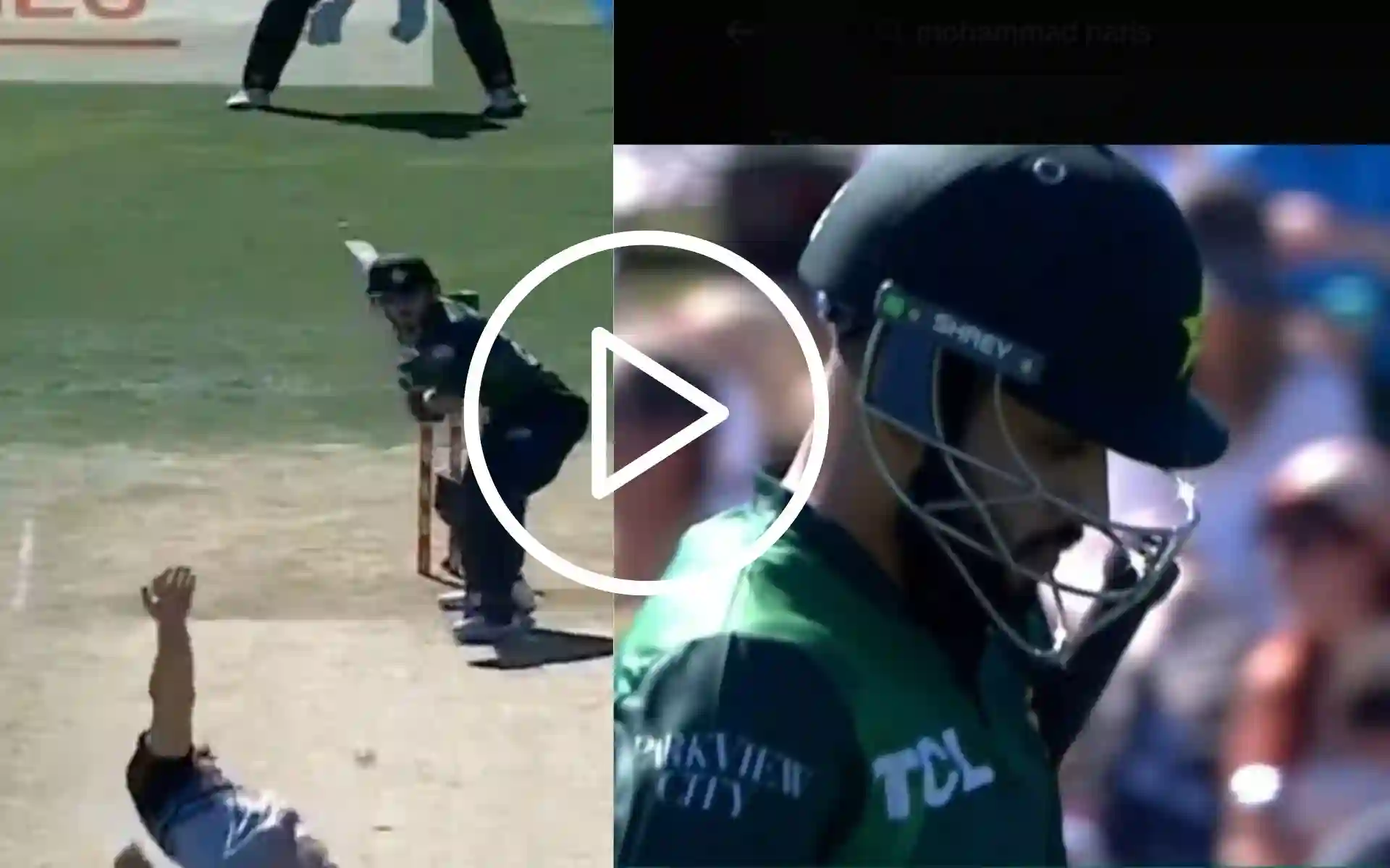 [Watch] Mohammad Haris Produces Horror Show; Departs For Duck In 1st T20I